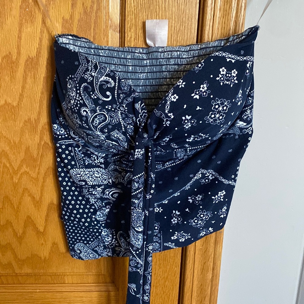 Navy Blue Tube Top